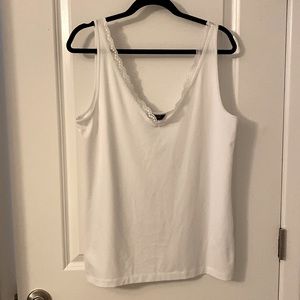Banana Republic white tank size xl